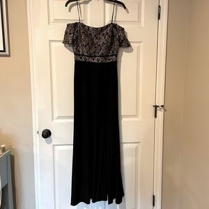 Off-shoulder Floor-length Evening Gown